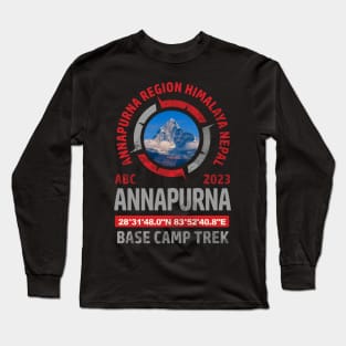 Annapurna Base camp trek 2023 Long Sleeve T-Shirt